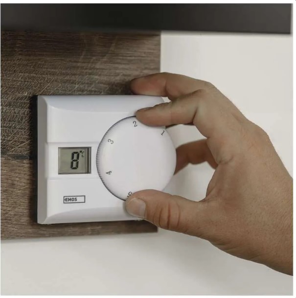 Izbový manuálny drôtový termostat P5603R - Image 2