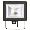 MCOB 50W LED reflektor HOME denná biela s PIR senzorom pohybu