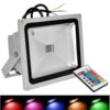 Farebný RGB LED Reflektor 50W s ovládačom